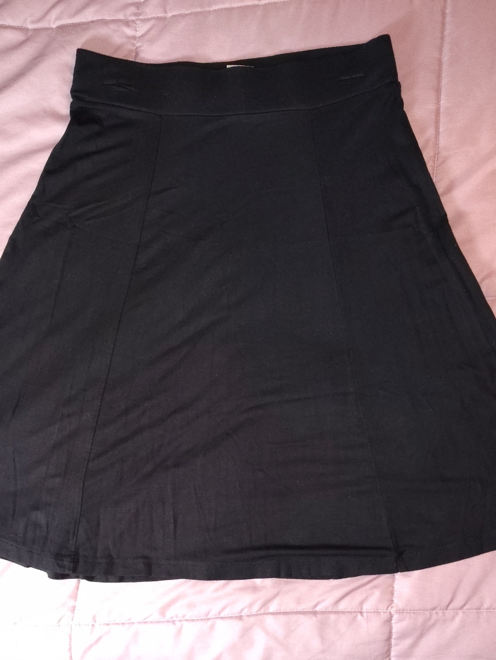 Merona Black A-Line Skirt